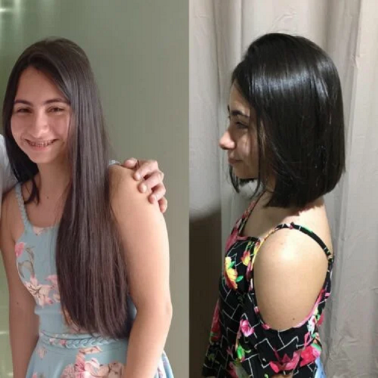 Gesto de amor: adolescente de 16 anos doa cabelo para pessoas em tratamento contra o câncer