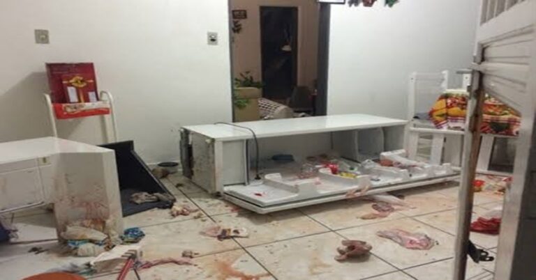 Embriagada: Mulher agride, tenta matar o marido e destrói tudo dentro de residência
