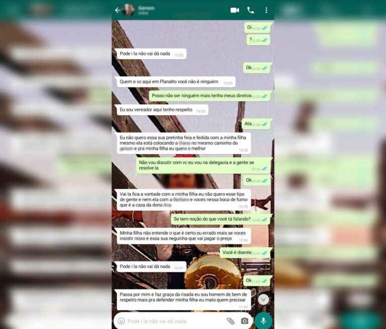 ‘Me despedaçou’, diz mãe que denunciou vereador por mensagens ofensivas contra filha negra de 2 anos