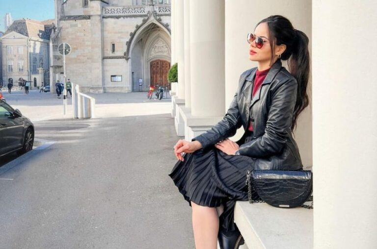 Blogueira acreana é clicada nas paisagens da Suiça; saiba mais na coluna da Léia Lima