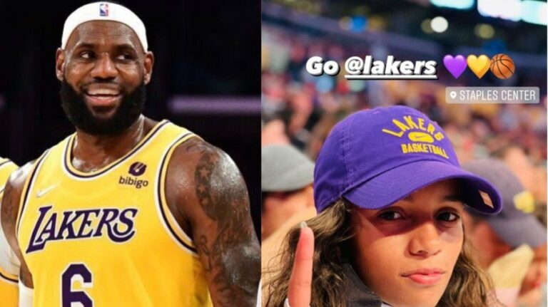 Fadinha na NBA! Rayssa Leal vê jogo do Lakers e zoa LeBron James: “Carequinha”