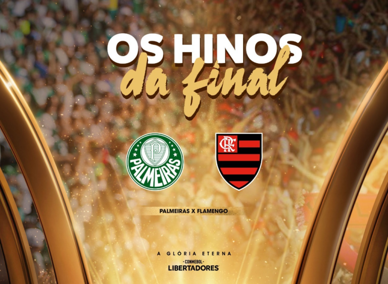 Final da Libertadores: Conmebol lança músicas de Palmeiras e Flamengo