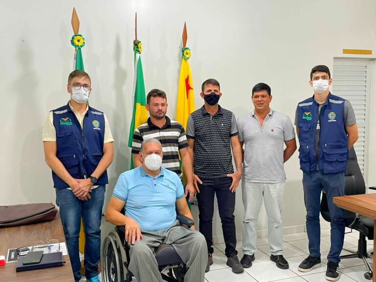 Gabinete Itinerante da senadora Mailza é recebido pelo vice-prefeito Nilson Magalhães, de Rodrigues Alves