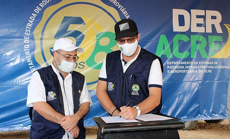 Vitrine do governo Gladson, Deracre promete mais obras estruturantes para 2022