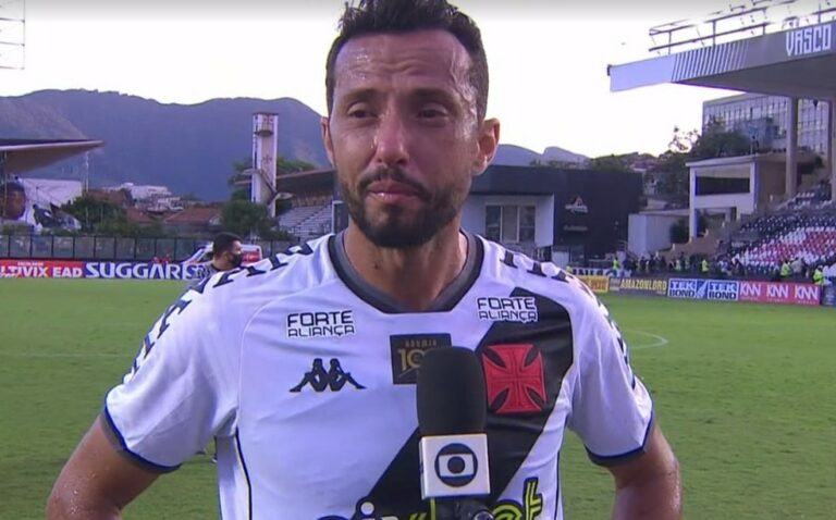 Nenê deixa o campo aos prantos e desabafa: “Vou ficar até o Vasco subir, igual da primeira vez”
