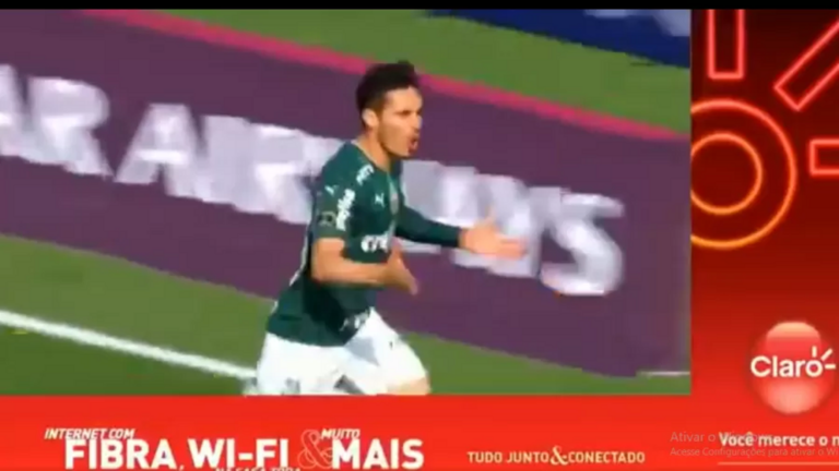 Propaganda no SBT atrapalha gol do Palmeiras na final da Libertadores