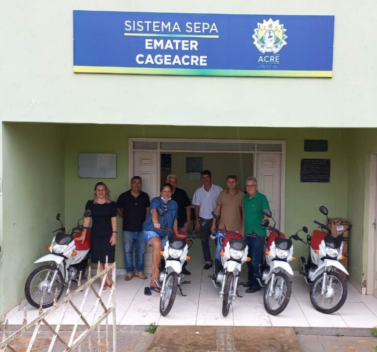 Sepa de Sena Madureira recebe do Governo cinco motocicletas novas