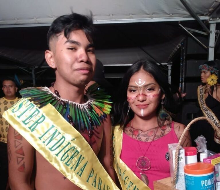 Indígenas realizam encontro para celebrar cultura e eleger miss e mister Paravá