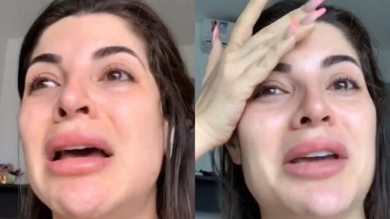 Após festão, GKay aparece aos prantos e desabafa