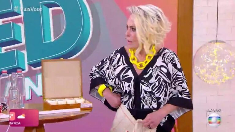 Ao vivo, Ana Maria Braga descobre que amiga não a convidou para casamento