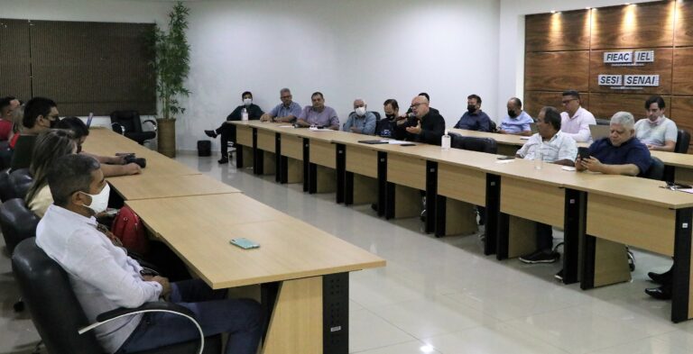 Em café com a imprensa, FIEAC faz balanço das atividades de 2021