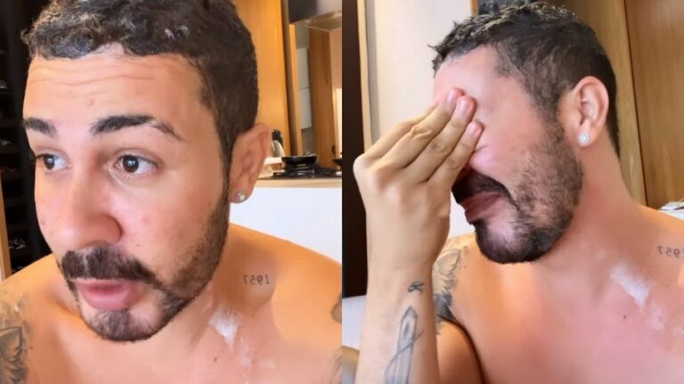 Carlinhos Maia vaza nude durante vídeo: “Tô morto de vergonha”