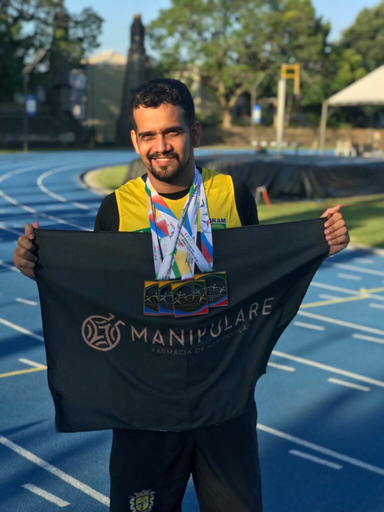 Atleta acreano compete em Grand Prix de Atletismo e ganha quatro medalhas em Porto Alegre