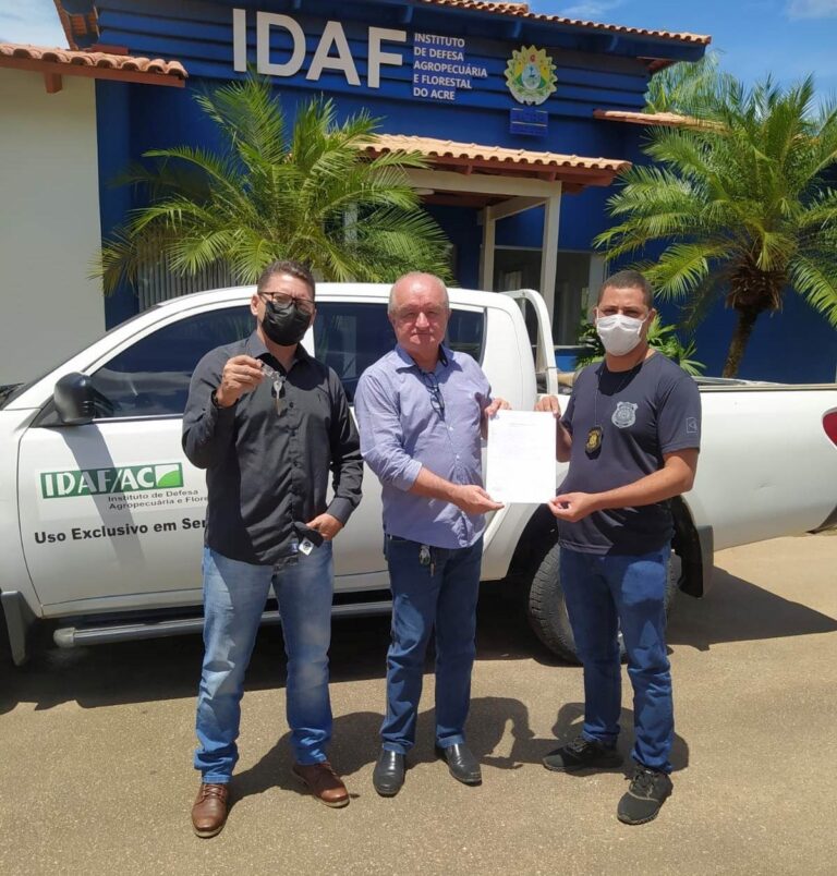 Articulação do deputado Gehlen Diniz e vereador Charmes garante mais uma viatura para o presídio de Sena Madureira