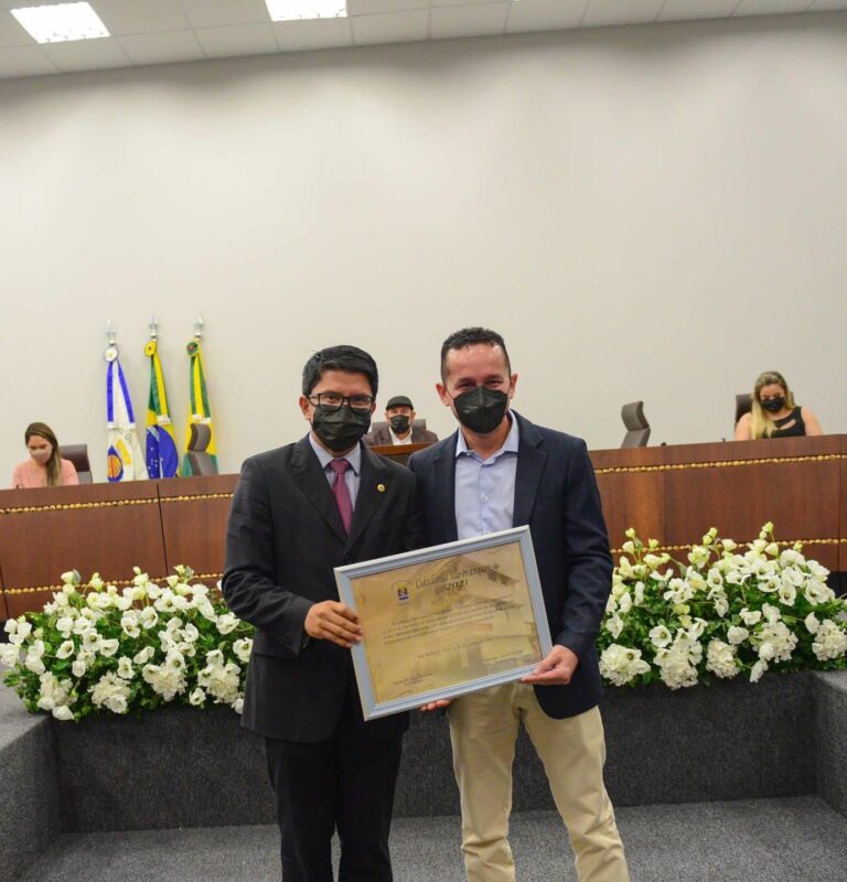 Jenilson Leite é homenageado com título de cidadão rio-branquense pela Câmara de Vereadores