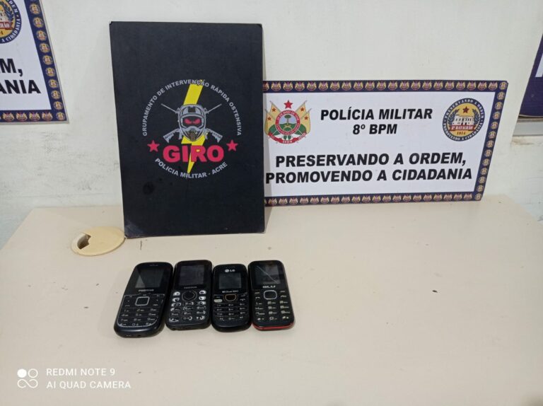 PM de Sena Madureira evita “arremesso” de celulares ao presídio e recupera moto roubada em Rio Branco
