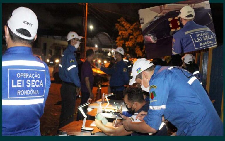Incrível: em blitz da lei seca, em Porto Velho, um em cada dois motoristas tinha bebida antes de dirigir