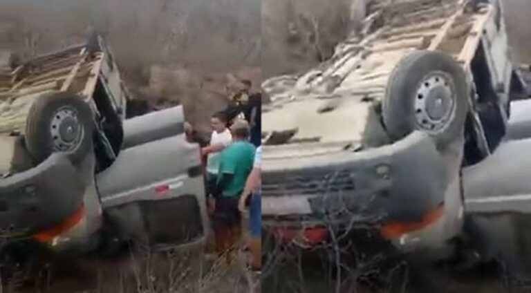 Equipe de Gusttavo Lima bate van, veículo capota e acidente deixa feridos após show