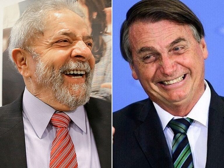 Lula tem 44% dos votos contra 24% de Bolsonaro, diz pesquisa Ipespe