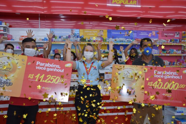 No Acre, rede de drogarias Ultra Popular promove sorteio de mais de R$ 2 milhões em prêmios