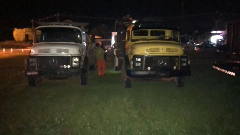 Caminhões são apreendidos com mais de 26 metros de madeira ilegal no interior do Acre