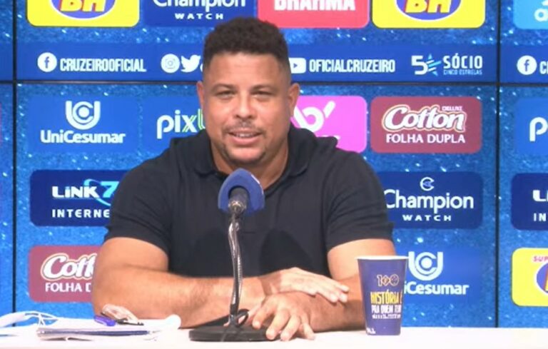 “Paciente na UTI” e “cenário trágico”: a primeira coletiva de Ronaldo como gestor do Cruzeiro