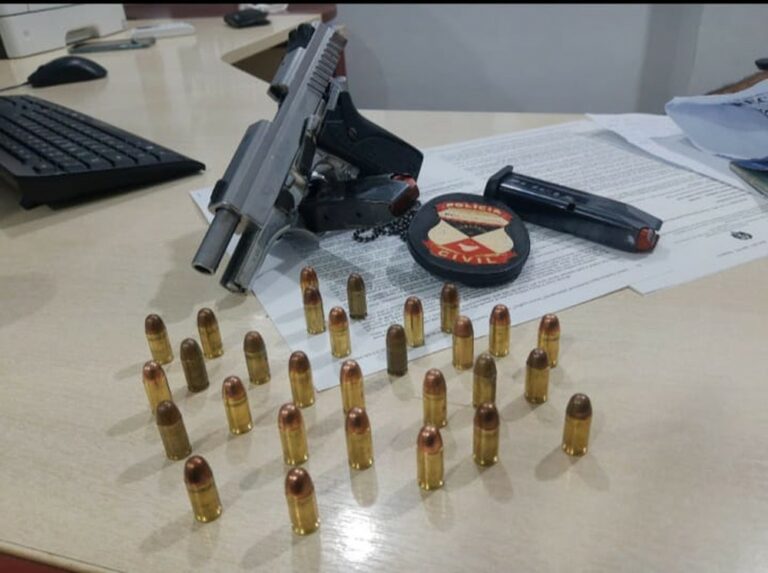 Homem é preso por alugar pistola para facção fazer assaltos