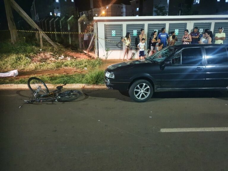 Ciclista morre após ser atropelado por motorista embriagado