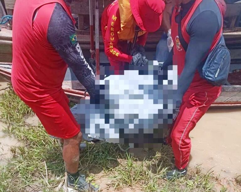 Corpo de Bombeiros encontra corpo de homem que se afogou em Tarauacá, no Seringal Paraíso