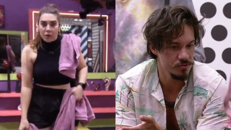 BBB22: Eli usa toalha de Naiara, cantora se revolta e vai para cima: “Enxugou o c*”
