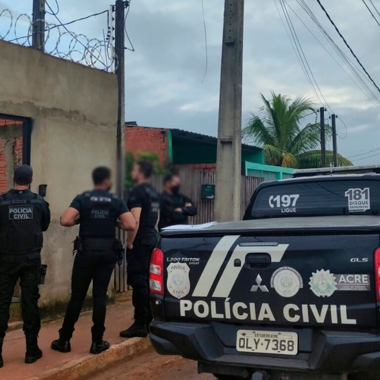 Polícia prende quatro e cumpre sete mandados em operação no combate a organização criminosa em Rio Branco