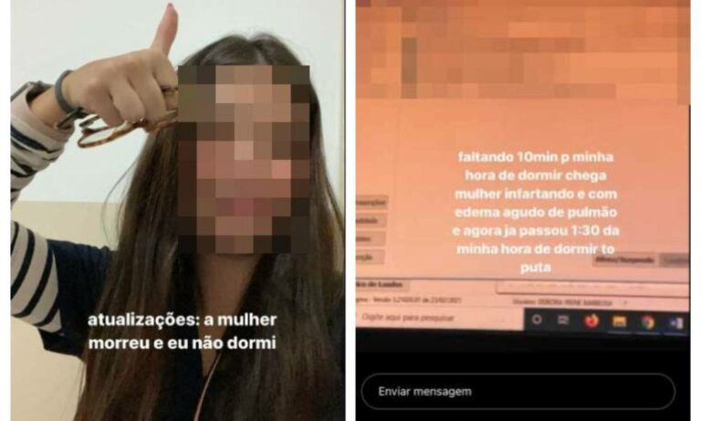 ‘Morreu e eu não dormi’: Estudante de Medicina ironiza paciente e é afastada do estágio