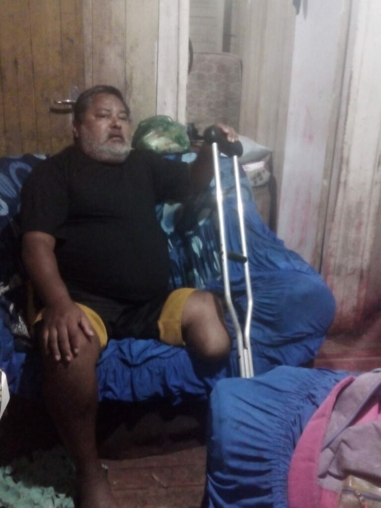 No AC, deficiente físico que perdeu a visão enfrenta dificuldades após complicações do diabetes