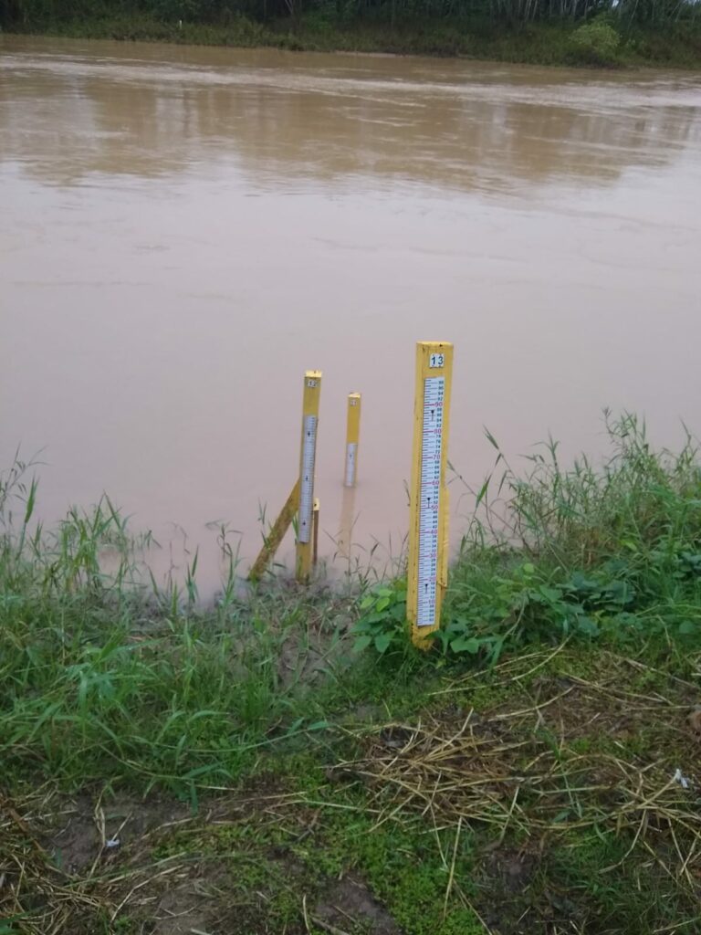 Em Sena Madureira, nível do Rio Iaco subiu mais de meio metro em 24 horas