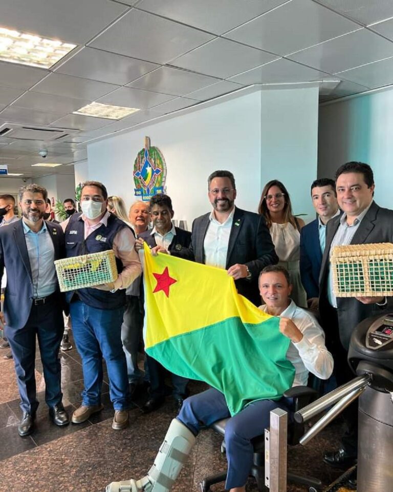 Marcio Bittar comemora articulação de encontro Brasil/Peru; Gladson segue para BSB em avião presidencial