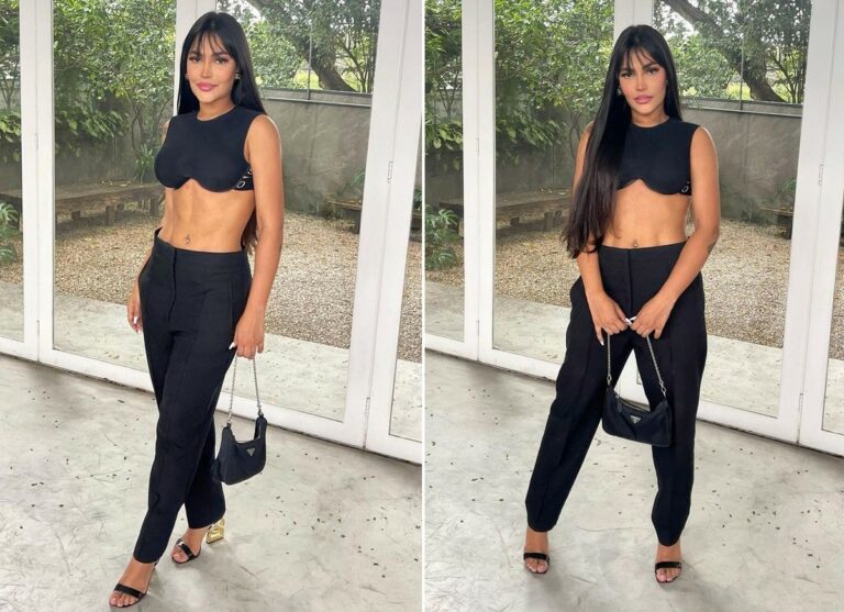 Ex-BBB Flay rebate crítica na web por usar “roupas que quase mostram o útero”