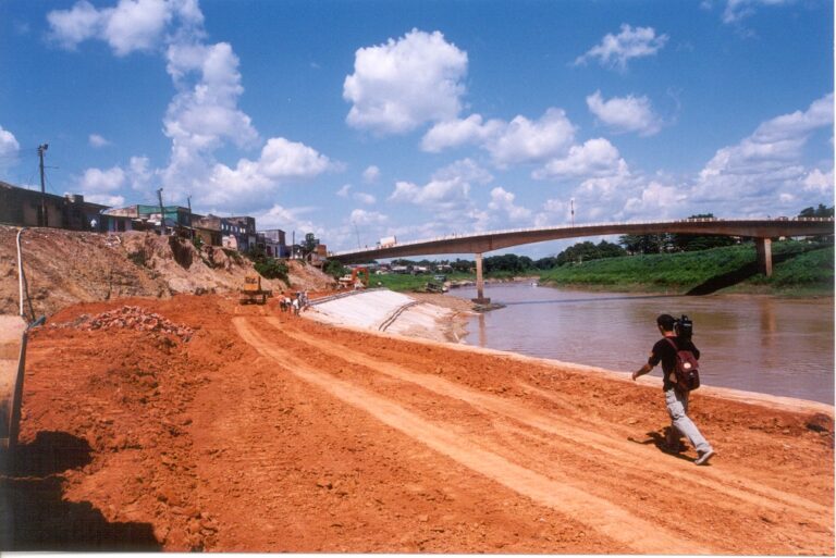 Construção do calçadão da Gameleira