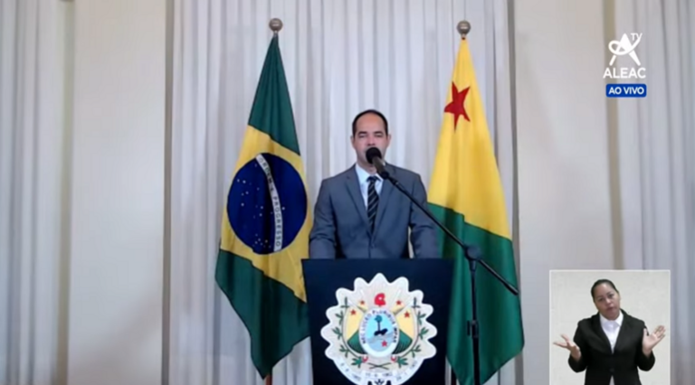 Em mensagem governamental na Aleac, Gladson reafirma aumento para servidores públicos do Acre