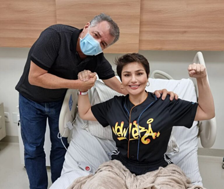 Em tratamento, Jéssica Sales diz que tumor na mama está reduzindo e comemora: “A vitória é nossa”