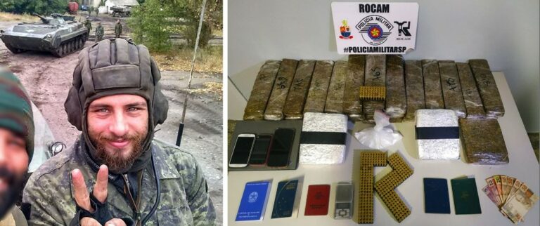 Brasileiro que lutou ao lado de separatistas pró-Rússia contra a Ucrânia está preso condenado por tráfico de drogas