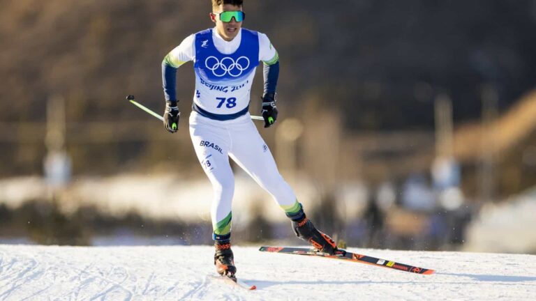 Acreano Manex Silva completa em 90º a prova de 15km do esqui cross-country em Pequim-2022