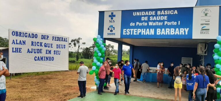 Com R$ 1,2 milhão de Alan Rick, UBS Estephan Barbary é inaugurada em Porto Walter