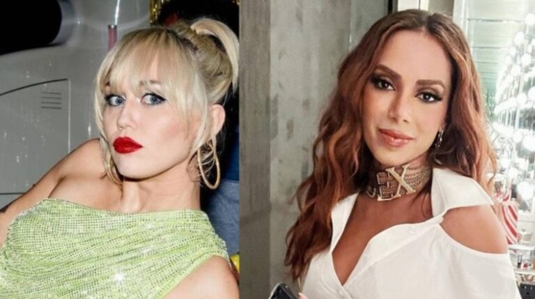 Vaza vídeo de Miley Cyrus ensaiando música de Anitta; cantora se apresenta no Lollapalooza