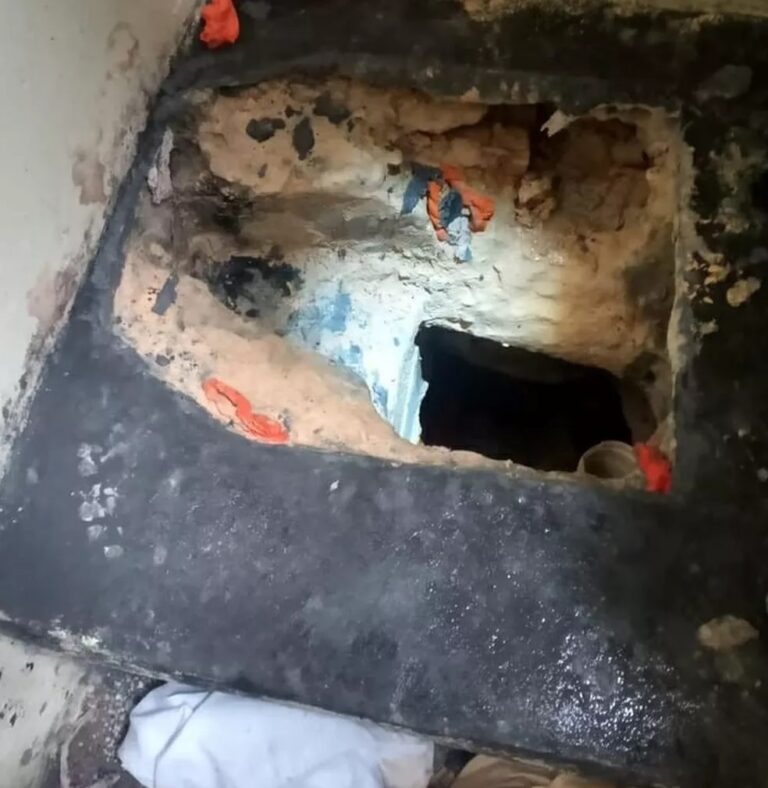 Escavação é encontrada em cela de penitenciária em Manaus