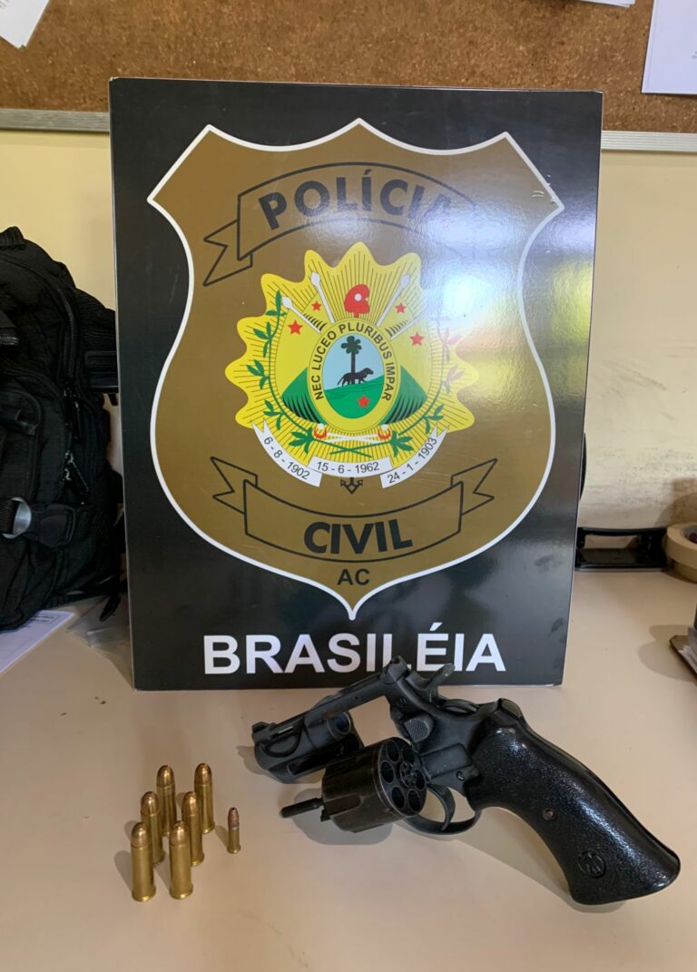 Polícia Civil apreende adolescente em posse de arma de fogo e frustra plano de ataque contra rivais em Brasileia