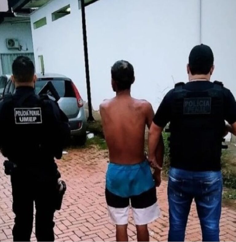 Foragido da Justiça, homem de 32 anos é preso acusado de cometer roubos com arma branca na capital