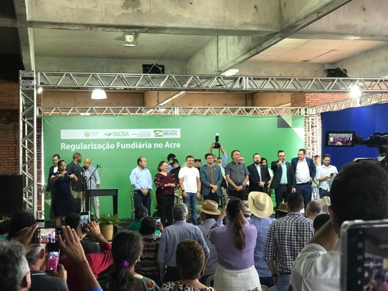 Gladson e Bocalom se desentendem na frente de Bolsonaro; veja vídeo