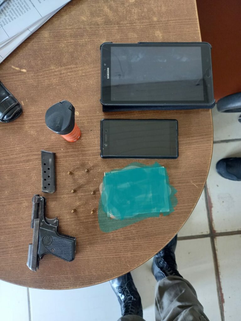 8° BPM apreende arma de fogo na cidade de Manoel Urbano