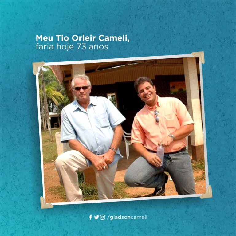 Gladson homenageia Orleir Cameli que completaria 73 anos: “Impossível não sentir sua falta”