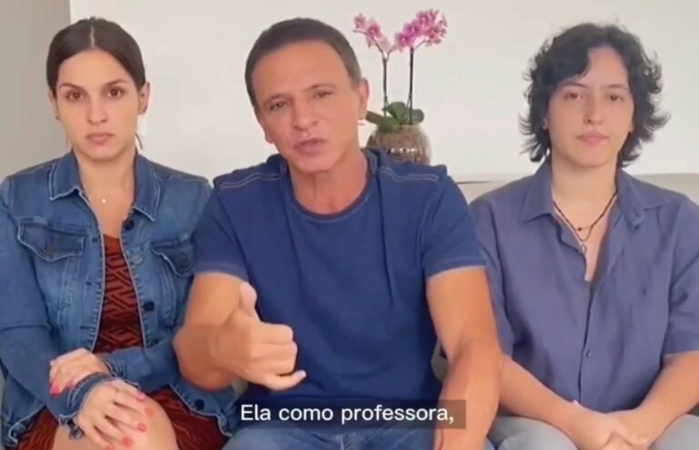 Ao lado das filhas, Marcio sai em defesa de Márcia e diz que pré-candidata ‘defende o que os cristãos acreditam’